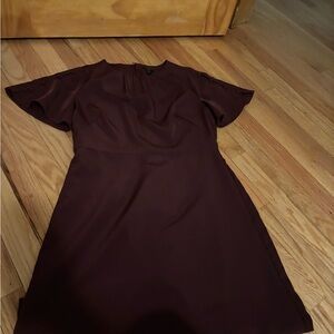 Ann Taylor maroon dress